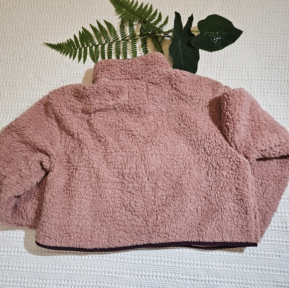 🎉Host Pick🎉Champion Fuzzy Pullover Sherpa Sweater Size M Mauve NWT - Picture 14 of 16